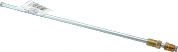 AGS Company - 1/4" OD x 12" Long, Automotive Brake Line - Steel with Galvanized Zinc Coating - Strong Tooling