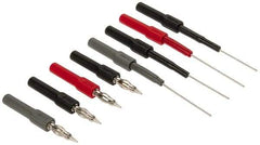 Fluke - Black/Gray/Red Electrical Test Equipment Leads - Use with Digital Multimeters - Strong Tooling