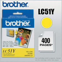 Brother - Yellow Ink Cartridge - Use with Brother DCP-130C, 330C, 350C, intelliFAX-1360, 1860C, 1960C, 2480C, 2580C, MFC-230C, 240C, 440CN, 465CN, 665CW, 685CW, 845CW, 885CW, 3360C, 5460CN, 5860CN - Strong Tooling