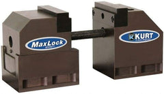 Kurt - 3-1/2" Jaw Width, 4-5/8" High x 8" Long Vise - For Use with 5 Axis Workholding Systems - Strong Tooling