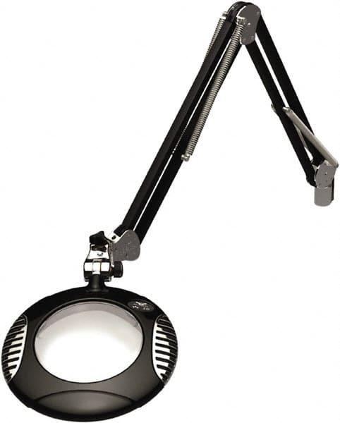 O.C. White - 43 Inch, Clamp on, LED, Black, Magnifying Task Light - 4 Watt, 2x Magnification, 6 Inch Wide, 6 Inch Long - Strong Tooling