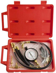 Proto - 2' Hose Length, 0 to 145 psi, Mechanical Automotive Fuel Injection Tester - 1 Lb Graduation - Strong Tooling