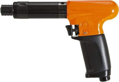 Cleco - 1/4" Bit Holder, 660 RPM, Pistol Grip Handle Air Screwdriver - 10 to 45 In/Lb Torque, 1/8" Inlet, 11 CFM - Strong Tooling