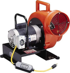 Allegro - 8" Inlet, Direct Drive, 4 hp, 1,850, 760 CFM, Blower - 10 Amp Rating, 115 Volts, 1,140 & 1,725 RPM - Strong Tooling