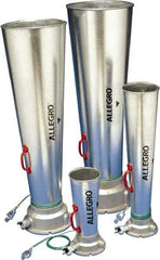 Allegro - 46.06 Inch Long, Galvanized Steel Venturi Style Pneumatic Blowers - 1 Inch NPT, 14.37 Inch Base Diameter, 14-1/4 Inch Face Diameter - Strong Tooling