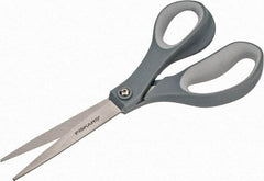 Fiskars - 3-7/64" LOC, 8-1/2" OAL Stainless Steel Scissors - Right Hand, Plastic Straight Handle, For Crafts - Strong Tooling