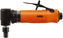 Dotco - 1/4" Collet, Angle Handle, Air Angle Die Grinder - 20,000 RPM, Front Exhaust, 23 CFM, 0.4 hp, 90 psi, 1/4" Inlet - Strong Tooling