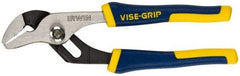 Irwin - 6" OAL, 1" Jaw Length, Groove Joint Pliers - Serrated Jaw, Straight Head, ProTouch Handles - Strong Tooling