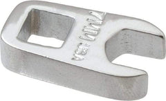 Proto - 7mm 1/4" Drive Chrome Crowfoot Wrench - 33/64" Head Diam x 0.218" Head Thickness, 0.93" OAL - Strong Tooling