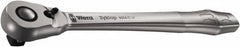 Wera - 1/2" Drive Slim Line Head Quick-Release Ratchet - Satin Finish, 281mm OAL, 76 Gear Teeth, Ergonomic Handle, Reversible Head - Strong Tooling