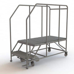 TRI-ARC - Rolling & Wall Mounted Ladders & Platforms Type: Rolling Work Platform Style: Steel Work Platform - Strong Tooling