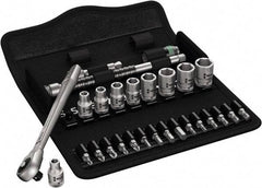 Wera - 1/4" Drive Standard Socket Set - 3/16 to 1/2" - Strong Tooling