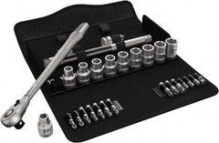 Wera - 1/2" Drive Standard Socket Set - 3/8 to 13/16" - Strong Tooling