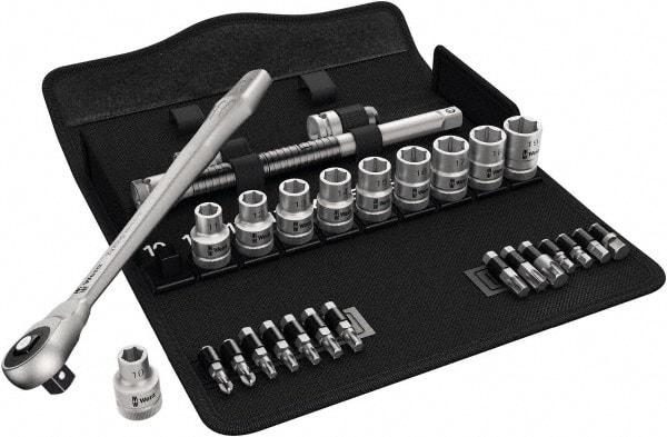 Wera - 1/2" Drive Standard Socket Set - 10 to 19mm - Strong Tooling