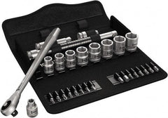 Wera - 3/8" Drive Standard Socket Set - 1/4 to 3/4" - Strong Tooling