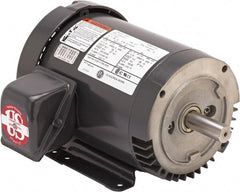 US Motors - 7-1/2 hp, Totally Enclosed Fan Cooled, No Thermal Protection, 1,766 RPM, 208-230/460 Volt, 60 Hz, Three Phase Premium Efficient Motor - Exact Industrial Supply