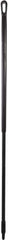 Vikan - 59 x 1-1/4" Fiberglass Squeegee Handle - European Threaded Connection, Black - Strong Tooling