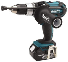 Makita - 18 Volt 1/2" Keyless Chuck Cordless Hammer Drill - 0 to 30,000 BPM, 0 to 400 & 0 to 1,700 RPM, Reversible, Pistol Grip Handle - Strong Tooling