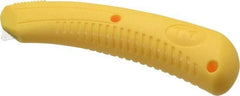 PHC - Fixed Film Cutter - 1/4" Blade, Yellow Ergonomic Grip Handle, 1 Blade Included - Strong Tooling