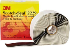 3M - 1" x 10', Black Rubber Electrical Tape - 125 mil Thick - Strong Tooling