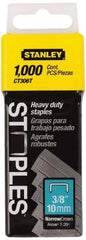 Stanley - 5/16" Wide Galvanized Steel Cable Staples - 3/8" Leg Length - Strong Tooling