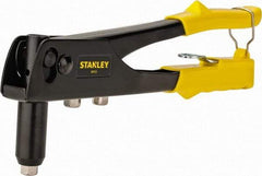 Stanley - Right Angle Head Hand Riveter - 1/8 to 3/16" Rivet Capacity, 10" OAL - Strong Tooling