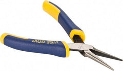 Irwin - 5-1/2" OAL, 1-19/32" Jaw Length x 9/16" Jaw Width, Long Nose Needle Nose Pliers - Smooth Jaw, Standard Head, ProTouch Handles, with Spring - Strong Tooling