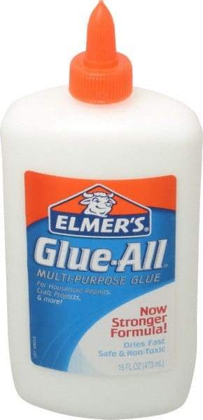 Elmer's - 16 oz Bottle White All Purpose Glue - 5 min Working Time, Bonds to Ceramic, Fabric, Leather, Paper & Wood - Strong Tooling