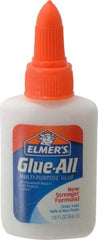 Elmer's - 0.25 oz Bottle White All Purpose Glue - 5 min Working Time, Bonds to Ceramic, Fabric, Leather, Paper & Wood - Strong Tooling