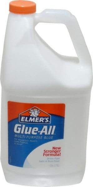 Elmer's - 1 Gal Bottle White All Purpose Glue - 5 min Working Time, Bonds to Ceramic, Fabric, Leather, Paper & Wood - Strong Tooling