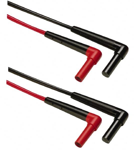 Fluke - Black/Red Electrical Test Equipment Leads Set - Use with All Models - Strong Tooling