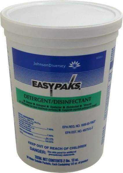 Easy Paks - 0.5 oz Packet All-Purpose Cleaner - Detergent Disinfectant, Unscented - Strong Tooling