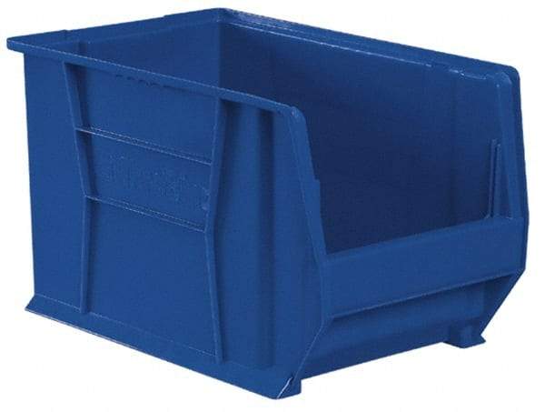 Akro-Mils - 200 Lb. Load Capacity, 20" Deep, Red Polymer Hopper Stacking Bin - 6" High x 12-3/8" Wide x 20" Long - Strong Tooling