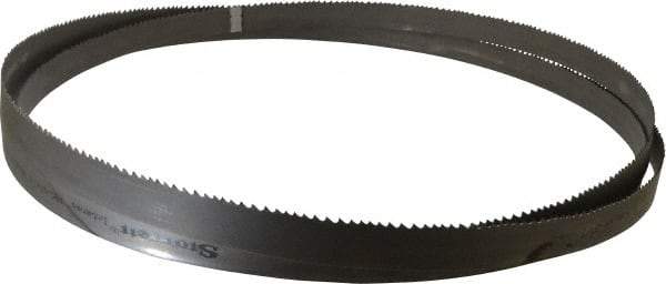 Starrett - 4 to 6 TPI, 14' 6" Long x 1" Wide x 0.035" Thick, Welded Band Saw Blade - Bi-Metal, Toothed Edge, Modified Tooth Set, Contour Cutting - Strong Tooling