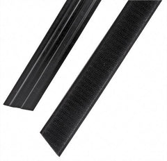 Rubbermaid - 47" Long x 1.1" Wide Microfiber Hook & Loop Replacement Set - Black, Hook & Loop - Strong Tooling