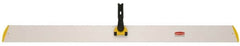 Rubbermaid - 48.1" Long x 3-1/2" Wide Aluminum Dust Mop Frame - Yellow, Quick Connect - Strong Tooling