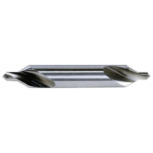 Hertel - #8 Plain Cut 60° Incl Angle Solid Carbide Combo Drill & Countersink - Strong Tooling