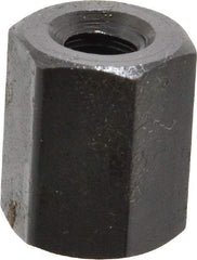 Gibraltar - 1/4-20 UNC, 5/8" OAL Steel Standard Coupling Nut - Black Oxide Coated, 1/2" Width Across Flats - Strong Tooling