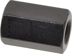 Gibraltar - 5/16-18 UNC, 7/8" OAL Steel Standard Coupling Nut - Black Oxide Coated, 9/16" Width Across Flats - Strong Tooling