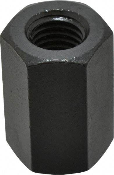 Gibraltar - 5/8-11 UNC, 1-5/8" OAL Steel Standard Coupling Nut - Black Oxide Coated, 1-1/16" Width Across Flats - Strong Tooling