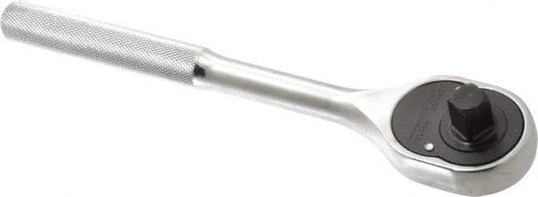 Proto - 1/2" Drive Pear Head Ratchet - Full Polish Chrome Finish, 10" OAL, 24 Gear Teeth - Strong Tooling