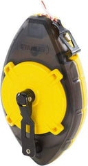 Stanley - 100' Long Chalk Reel - Yellow & Black, Includes Chalk Reel - Strong Tooling