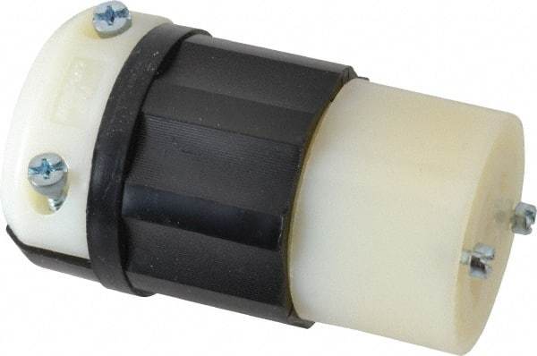 Leviton - 120/208 VAC, 20 Amp, L21-20R Configuration, Industrial Grade, Self Grounding Connector - 3 Phase, 4 Poles, 0.595 to 0.895 Inch Cord Diameter - Strong Tooling