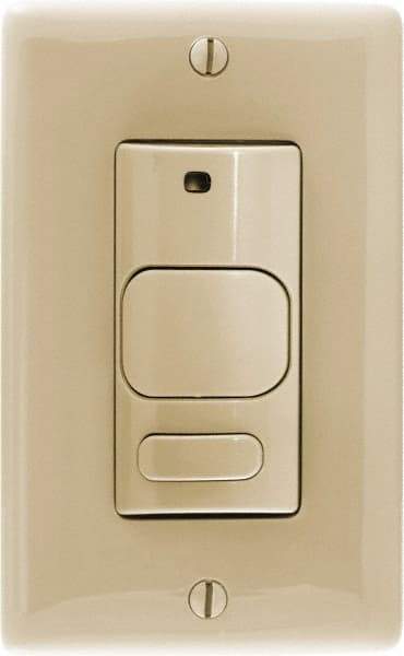 Hubbell Wiring Device-Kellems - 400 Square Ft. Coverage, Infrared Motion Sensor Wall Switch - 800 at 120 V Incandescent, 1,000 at 120 V and 1,800 at 277 V Fluorescent, 120 to 277 VAC, Ivory - Strong Tooling