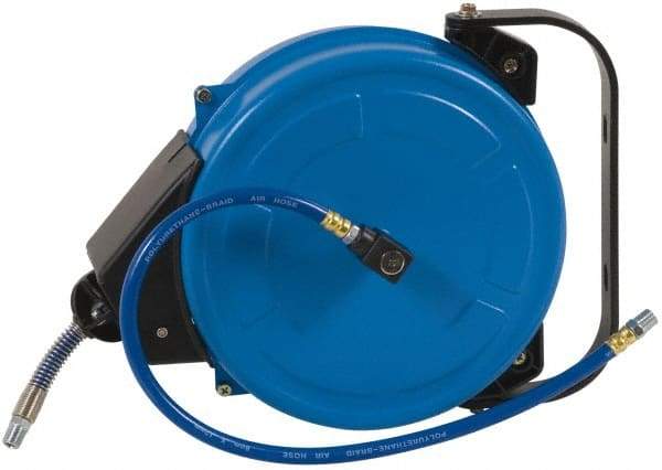 PRO-SOURCE - 40' Spring Retractable Hose Reel - 300 psi, Hose Included - Strong Tooling