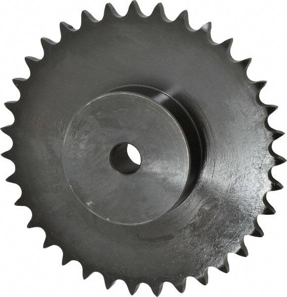 Browning - 35 Teeth, 5/8" Chain Pitch, Chain Size 50, Min Plain Bore Sprocket - 3/4" Bore Diam, 6.972" Pitch Diam, 7.32" Outside Diam - Strong Tooling