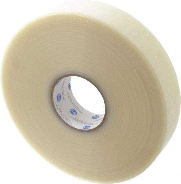 Intertape - 2" x 1,000 Yd Clear Rubber Adhesive Sealing Tape - Polypropylene Film Backing, 1.95 mil Thick, 22 Lb Tensile Strength, Series 7100 - Strong Tooling