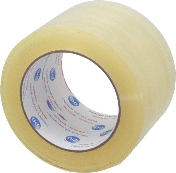 Intertape - 3" x 110 Yd Clear Acrylic Adhesive Sealing Tape - Polypropylene Film Backing, 2.1 mil Thick, 27 Lb Tensile Strength, Series 400 - Strong Tooling