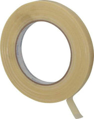 Intertape - 1/2" x 60 Yd Natural (Color) Rubber Adhesive Packaging Tape - Polyester Film Backing, 5.6 mil Thick, 175 Lb Tensile Strength, Series RG15 - Strong Tooling