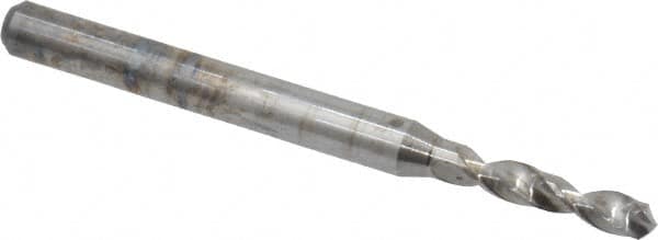 Hertel - #43, 130° Drill Point, 1/8" Shank Diam, Fast Spiral Circuit Board Drill Bit - Strong Tooling